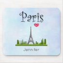 Search for famous landmarks mousepads Eiffel tower