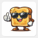 Search for funny toast stickers Breakfast