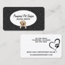 Search for dog grooming business cards Black