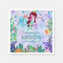 Search for mermaid napkins Girl