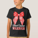 Search for heart disease warrior tshirts Red