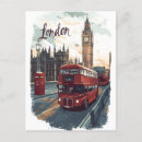 Search for double decker bus postcards England