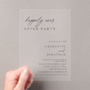 Search for reception only invitations Minimalist