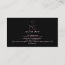 Search for pet business cards Unique