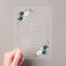 Search for pink blue flowers baby shower invitations Mother to be