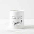 Search for 1st anniversary mugs Him