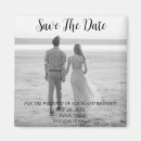 Search for black and white save the date magnets Engagement