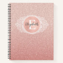 Search for pink glitter notebooks Trendy