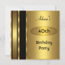 Search for man 20th birthday invitations Gold