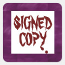 Search for signed by author stickers Copy