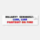 Search for liar liar bumper stickers Republican