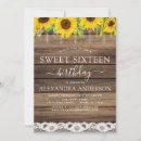 Search for outdoor sweet 16 invitations Country