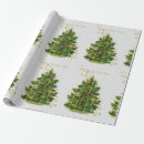 Search for vintage christmas tree wrapping paper Traditional