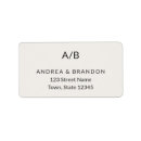Search for city return address labels Modern