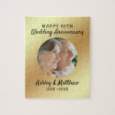 Search for 50th wedding anniversary puzzles Gold