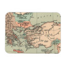 Search for ancient map magnets Vintage