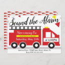 Search for fire truck party invitations Car