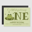 Search for frog 1st birthday invitations Animal