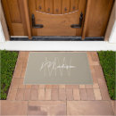 Search for monogrammed doormats Minimalist
