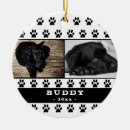 Search for black and white patterns christmas tree decorations Dogs