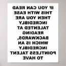 Search for reversing posters Backwards