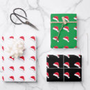 Search for black and white santa wrapping paper Cute