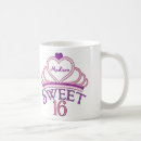 Search for sweet sixteen mugs 16th birthday