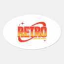 Search for retro oval stickers Vintage