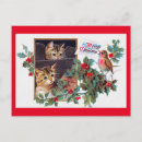 Search for christmas kitten postcards Feline