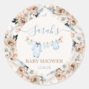 Search for laundry baby shower stickers Blue