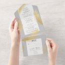 Search for modern grey wedding invitations Chic