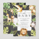 Search for neutral baby boy shower invitations Jungle