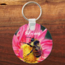 Search for bumble bees round key rings Flower