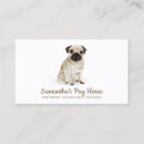 Search for pug business cards Dog trainer