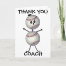 Search for baseball coach thank you cards Thanks