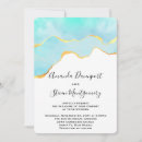 Search for turquoise gold wedding invitations Stylish