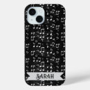 Search for music iphone cases Black