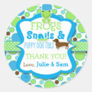 Search for frog thank you stickers Baby shower