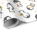 Search for cute penguin wrapping paper Winter