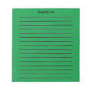 Search for shopping list notepads Green