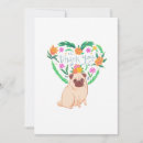Search for love pug cards Heart