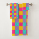 Search for checkerboard bath towels Vintage