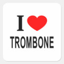 Search for brass instruments stickers Trombonist