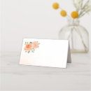 Search for blank place cards Floral