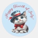Search for patriotic cat stickers 4th of july