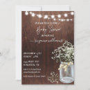 Search for babys breath baby shower invitations Rustic