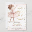 Search for cute ballerina birthday invitations Ballet