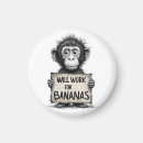 Search for monkey illustration magnets Cute