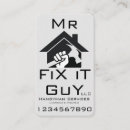 Search for construction standard business cards Handyman