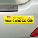 Search for recall bumper stickers Newsom